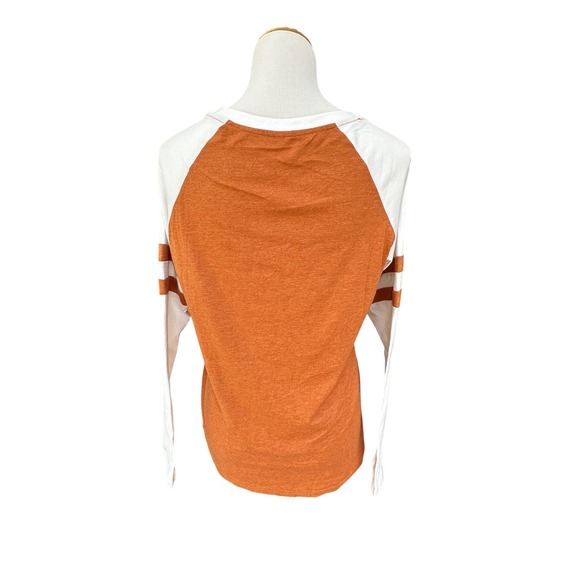 Womens Thankful Grateful Blessed Pumpkin Fall Raglan T-Shirt Top - Picture 5 of 13